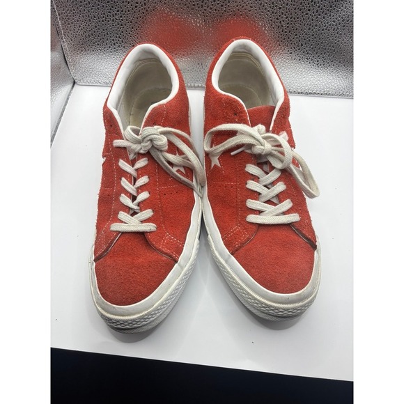 Converse 95 One Star Suede Red Shoes M:8.5 W:10.5 - Picture 11 of 11